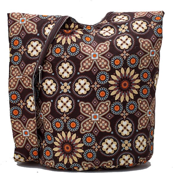 Hippie Cotton Crossbody Bag Unisex Large Sling Boho Shoulder Purse - Picture 3 of 7